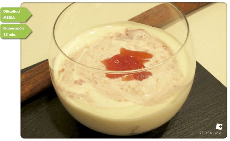 Copa de tarta de queso