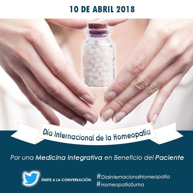 Pacientes, médicos y farmacias unidos en el Día Internacional de la Homeopatía