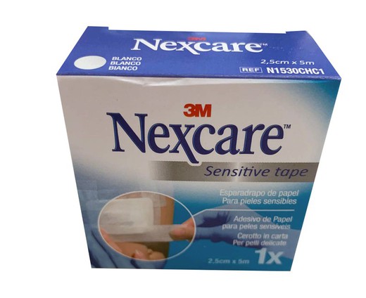 3M Nexcare Esparadrapo 2.5X5m blanco