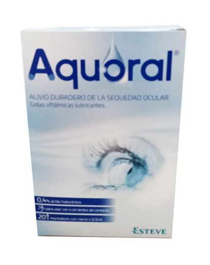 Aquoral Sequedad Ocular 20 X 0,5ml Esteve