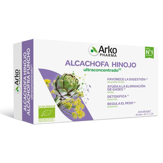 Arko Alcachofa-Hinojo ultraconcentrado 20 ampollas