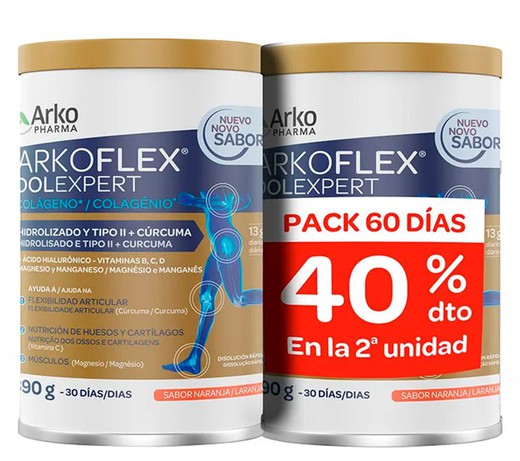 Arkoflex duplo Dolexpert Colágeno 2 x 390 gramos (2ª ud al 40%)