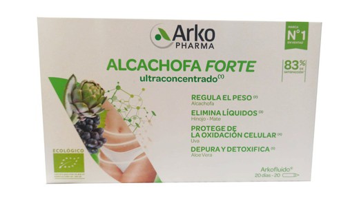 Arkopharma Alcachofa forte ultraconcentrado 20 ampollas