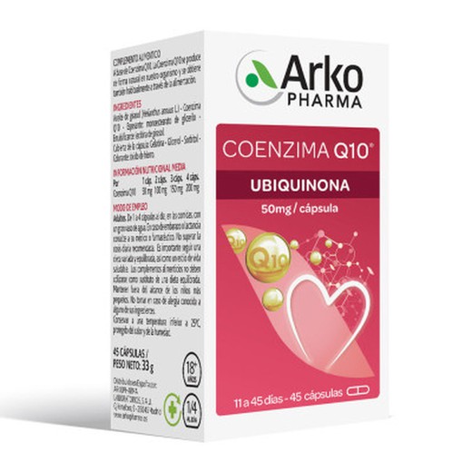 Arkovital Coenzima Q10 45 cápsulas