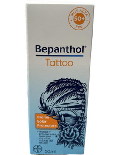 Bepanthol Tattoo Crema solar protectora 50ml SPF50