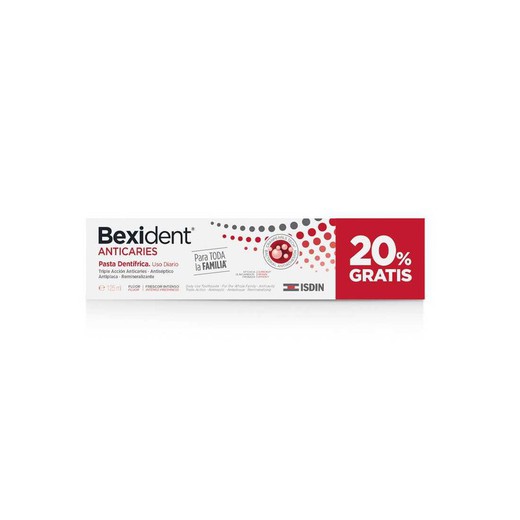 Bexident Anticaries Pasta Dentifrica 125 ml