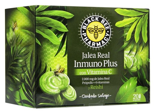 Black Bee Jalea Real Inmuno Plus 20 ampollas