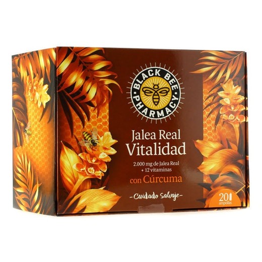 Black Bee Jalea Real Vitalidad 20 ampollas