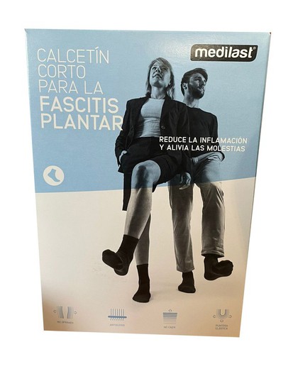 Calcetin corto para fascitis plantar