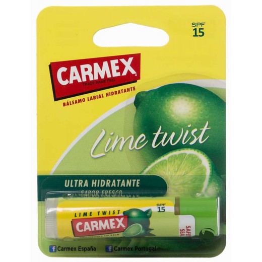 Carmex Stick Bálsamo Ultra Hidratante Lime Twist SPF15