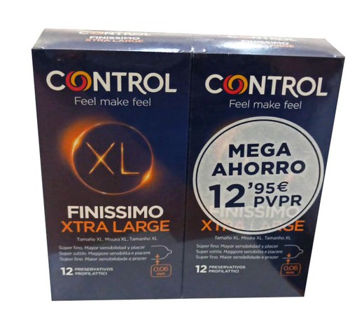 Control Finissimo Xl 12+12 Pack Mega Ahorro
