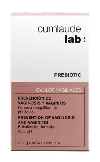 Cumlaude Prebiotic 10 Óvulos Vaginales
