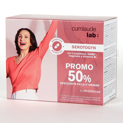 Cumlaude Serotogyn promo 2ª unidad al 50% 2x60 cápsulas