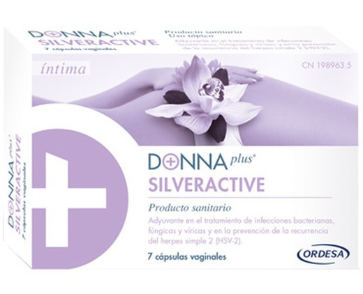 Donna Plus Silveractive 7 cápsulas vaginales