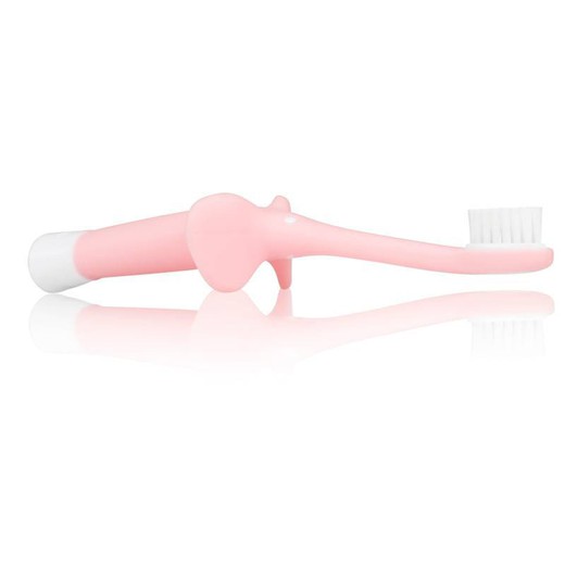 Dr. Brown's cepillo de dientes rosa 0 a 3 años