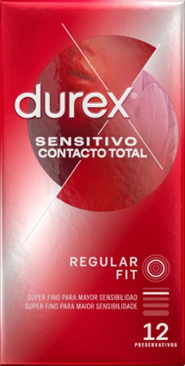 Durex Sensitivo Contacto Total 12uds