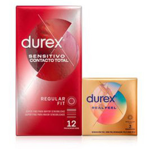 Durex Sensitivo contacto total 12 unidades
