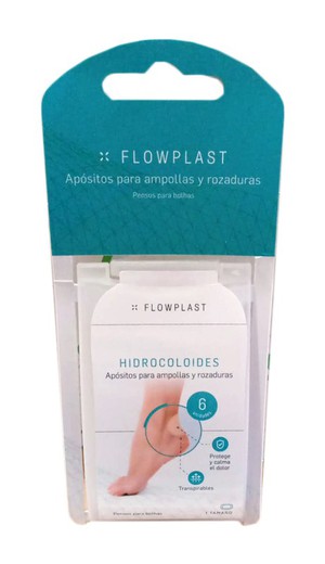Flowplast apósitos rozaduras hidrocoloides 6 unidades