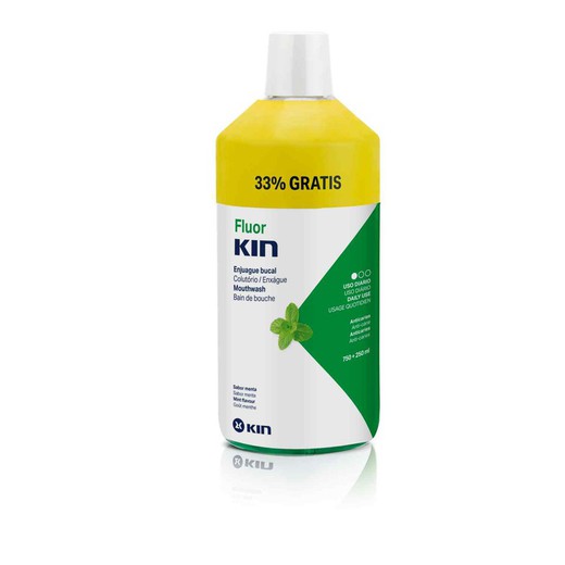 FluorKin anticaries enjuague bucal de 750+250ml