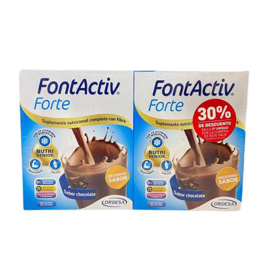 Fontactiv Forte Sabor Chocolate Duplo 14 x 30 g