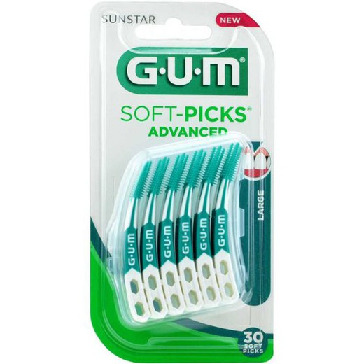 Gum Soft Picks Advanced Large 30 uds
