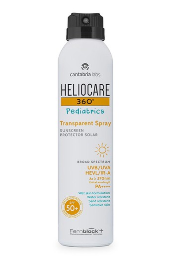 Heliocare 360 Pediátrico spray transparente SPF50+ 200ml