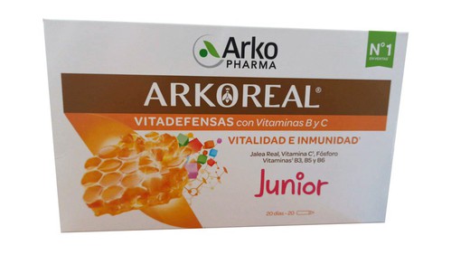 Arko real Jalea Real junior Vitaminada 20 Ampollas