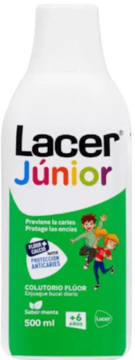 Lacer Flúor Junior Diario 0,05 Menta 500ml
