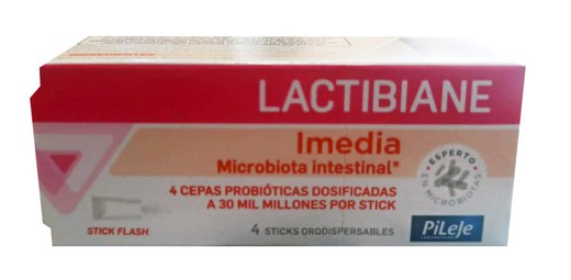 Lactibiane Imedia 4 sticks microbiota intestinal
