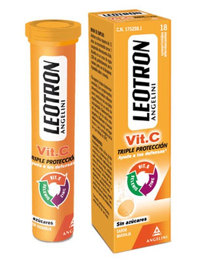 Leotron Vitamina C 18 Comprimidos Efervescentes