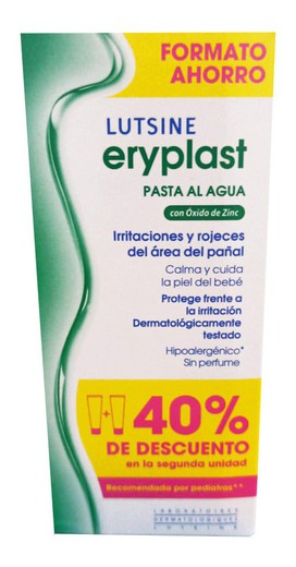 Farmacia Fuentelucha  E45 Lutsine Eryplast Pasta al Agua 2x75 gr
