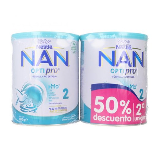 Nestle Nan 2 Optipro Pack 2X800gr
