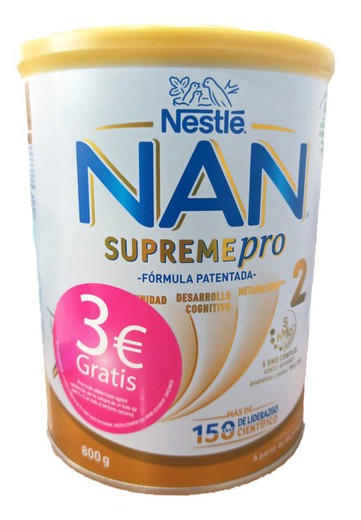 Nestle Nan 2 Supreme Pro 800 gr PROMOCIÓN 3€ MENOS 12617 — Redfarma
