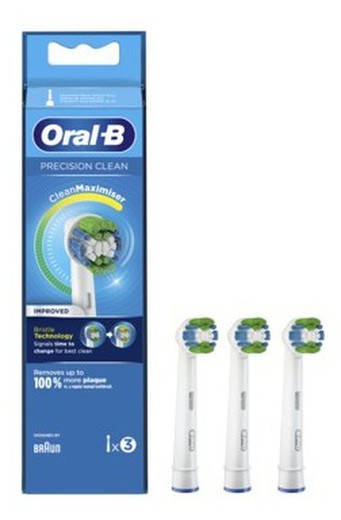 Oral B Recambios Cepillo Electrico Eb-20 Precisión 3uds