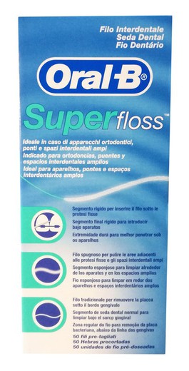 Oral B Seda Super Floss 50 metros