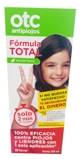 OTC Piojos Spray Fórmula total 125ml