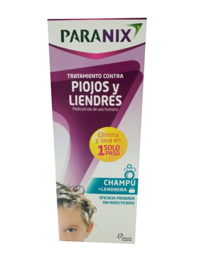 Paranix Champú Lava y Elimina 200ml