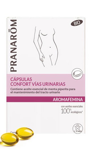 Pranarom Aromafemina Confort Vías Urinarias 30 cápsulas