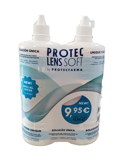 Protec Lens Soft Duplo Solución Única 2 x 360ml