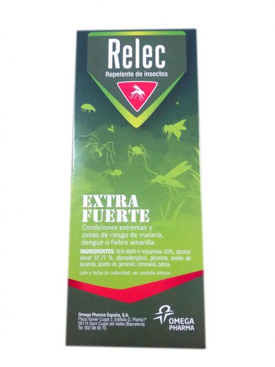 Relec extra fuerte repelente insectos spray 75ml