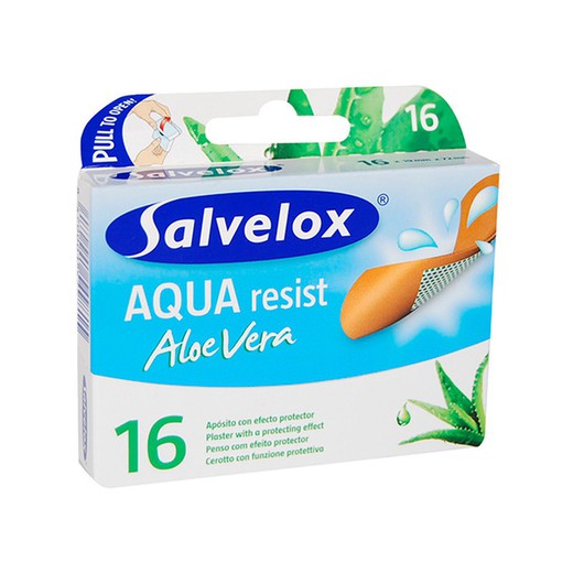 Salvelox Aqua Resist Aloe Vera 16Un