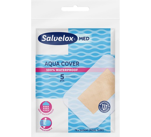 Salvelox Med Aqua Cover 5 uds