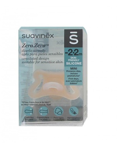 Suavinex chupete Zero Zero tetina fisiológica silicona