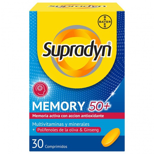 Supradyn Memoria 50+ 30 comprimidos con Ginseng