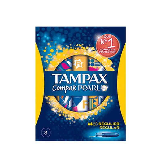 Tampax Compak Pearl Regular 18uds