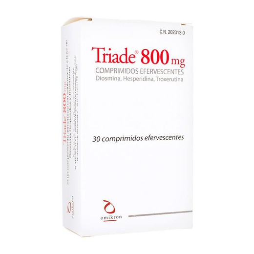 Triade 800mg 30 Comprimidos Efervescentes