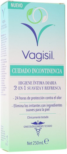 Vagisil cuidado incontinencia higiene íntima 250ml