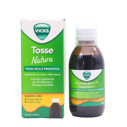 Vicks Natura Tos adultos sabor miel 140ml