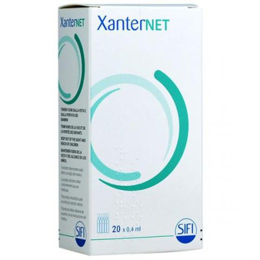 Xanternet gel oftálmico 20 x 0.4ml