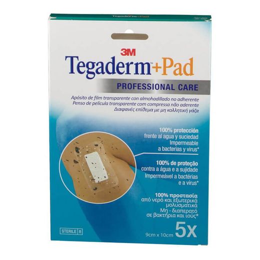 3M Tegaderm Pad 5 Apósitos 5x7.2cm